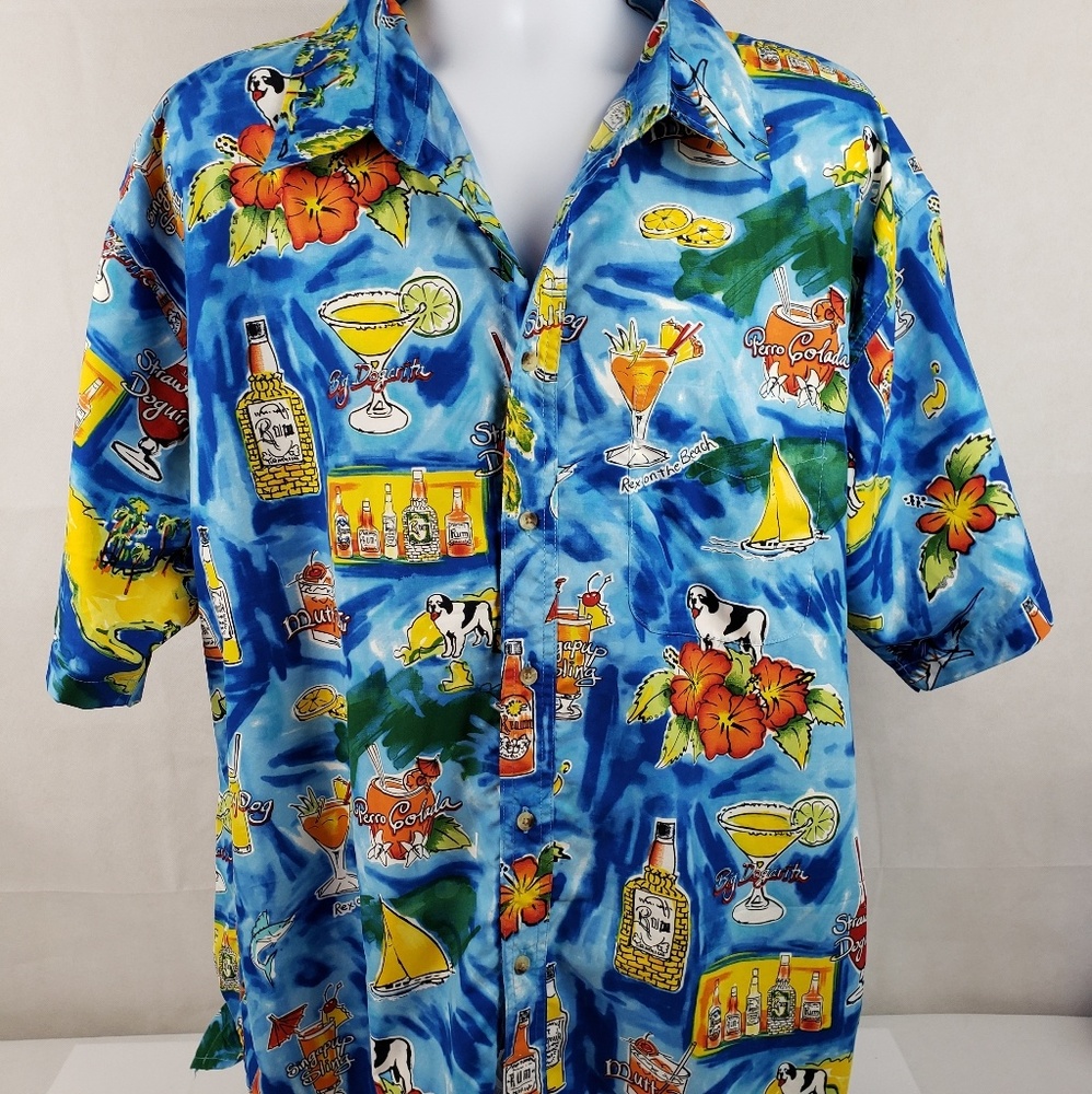 Big Dogs Mens 2X Button Up Shirt